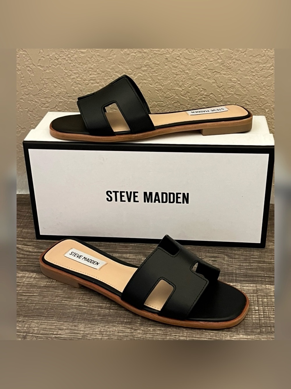 Steve Madden Hadyn Women’s Black Color Sandals Size-7.5